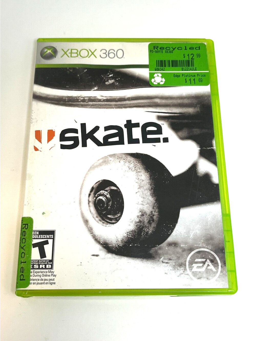 Skate XBox 360 Rated T EA 2007 Comes With Original Manual / Insert and Case